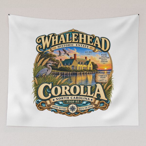 Aperçu de l'œuvre Domaine historique de Whalehead Corolla NC créée et vendue par The Coastal Route.