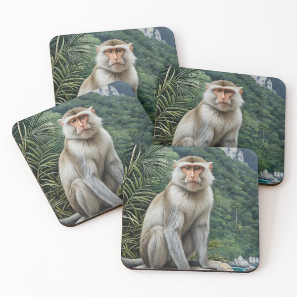 Item preview, WELL, LOOK WHO’S HERE | Crab-eating macaque designed and sold by TAMAJAD.
