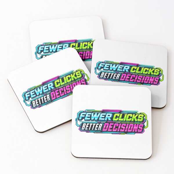 Item preview, Fewer Clicks Better Decisions Cyber Trading Discipline designed and sold by VolatilityEdge.