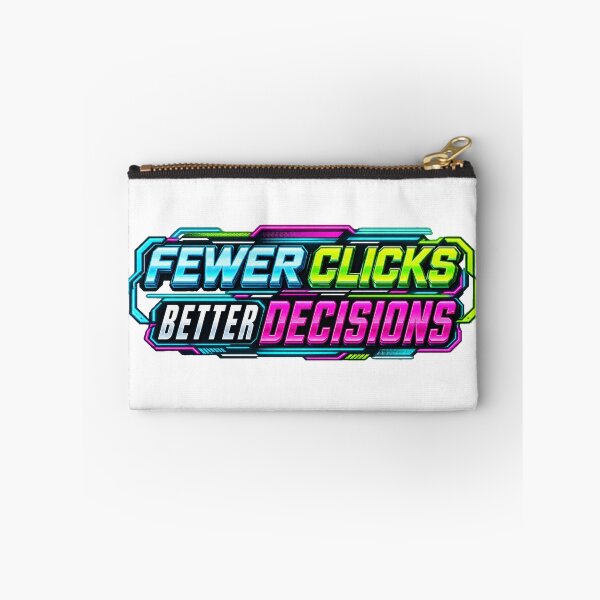 Item preview, Fewer Clicks Better Decisions Cyber Trading Discipline designed and sold by VolatilityEdge.