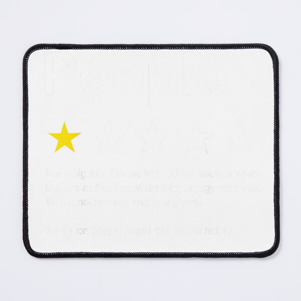 Item preview, People One Star Rating Would Not Recommend Funny Introverts T-Shirt designed and sold by Atros.