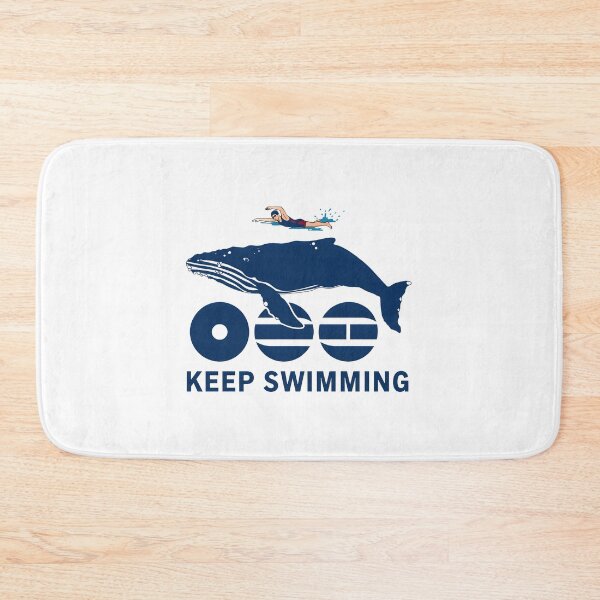 Item preview, Keep Swimming Whale and Swimmer Graphic  designed and sold by Snyder93.