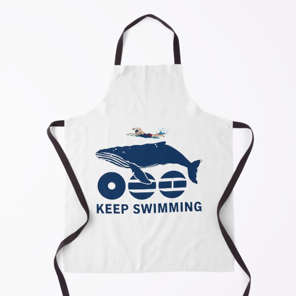 Item preview, Keep Swimming Whale and Swimmer Graphic designed and sold by Snyder93.