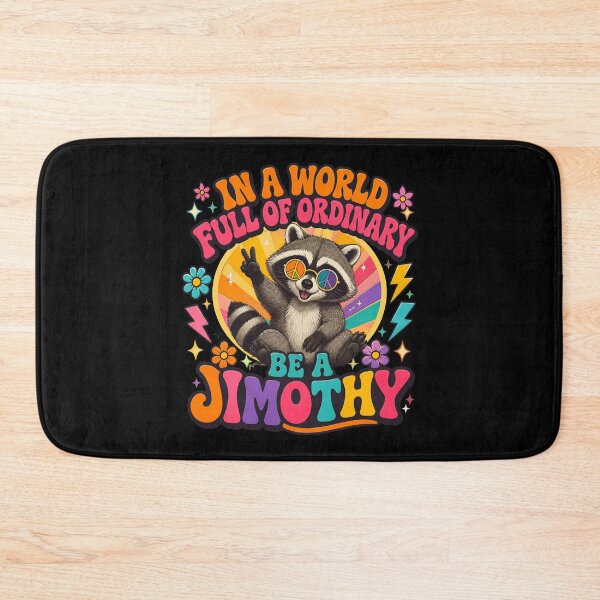 Item preview, In A World Full Of Ordinary Be A Jimothy Raccoon Retro designed and sold by PaletteArc.