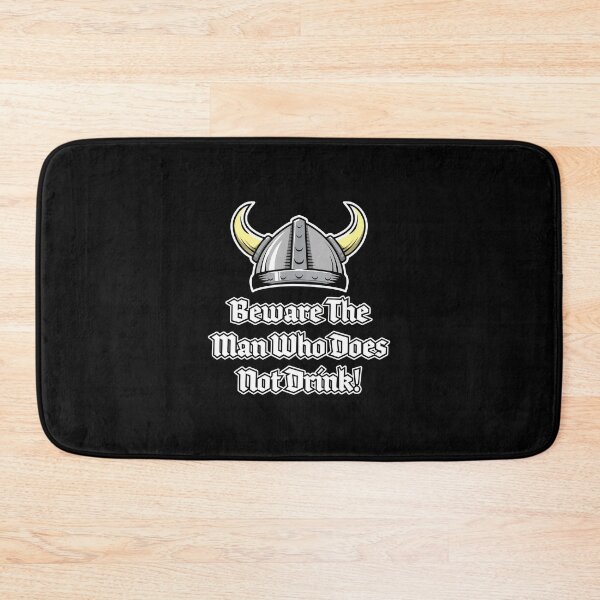 Item preview, Beware The Man Who Does Not Drink Viking Helmet Funny designed and sold by willswogabor.