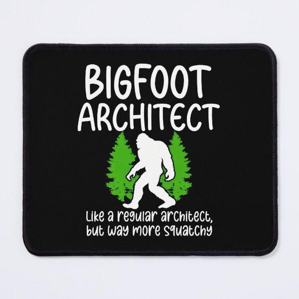 Item preview, Bigfoot Architect Funny Cryptid Joke Design designed and sold by carbeexsgoglia.