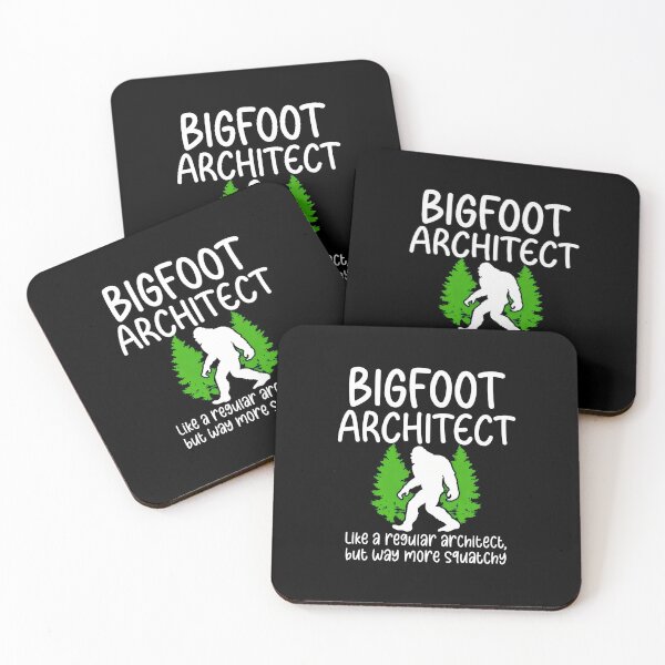 Item preview, Bigfoot Architect Funny Cryptid Joke Design designed and sold by carbeexsgoglia.