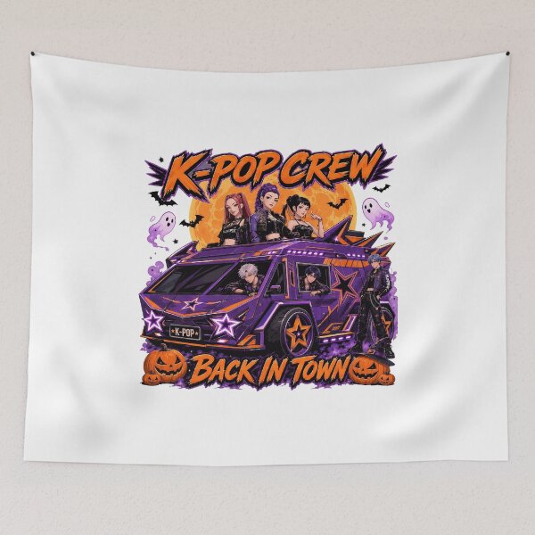 Item preview, Anime K-Pop Crew Halloween Van Design designed and sold by SitaJhase.