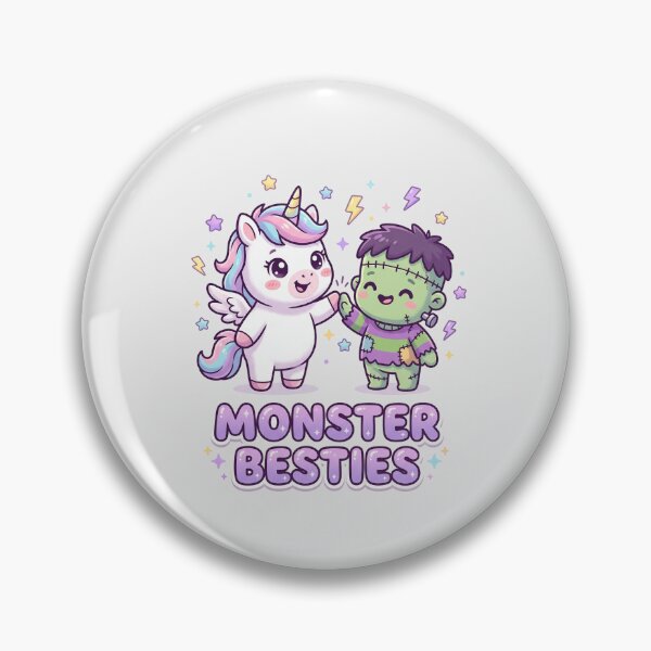 Item preview, Cute Unicorn and Frankenstein Halloween Friends designed and sold by naragon4289.