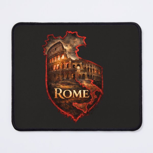 Item preview, Ancient Rome Colosseum Italian Map Vintage Crest Artwork designed and sold by Apex & Anthem .