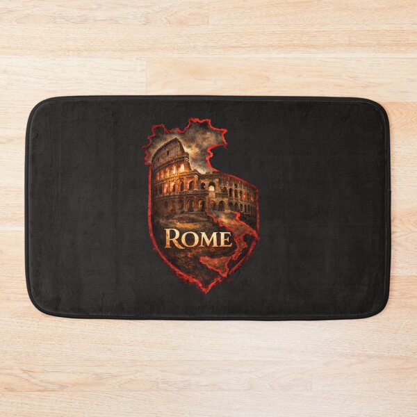 Item preview, Ancient Rome Colosseum Italian Map Vintage Crest Artwork designed and sold by Apex & Anthem .
