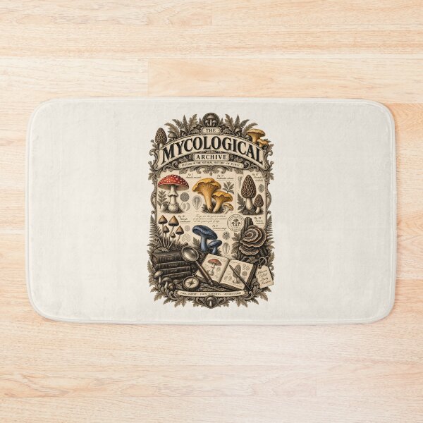 Item preview, The Mycological Archive – Vintage Mushroom Scientific Illustration designed and sold by AmiGraph.
