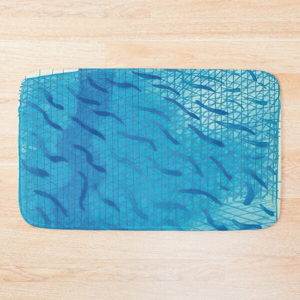 Item preview,  Pool Made With Paper And Blue Ink For Book - Signed Print by David Hockney undefined - MyArtBroker designed and sold by LILLIANSTRANGEy.