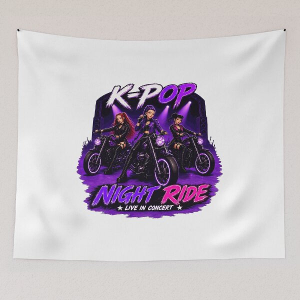 Item preview, K-Pop Style Anime Girls Night Ride designed and sold by SitaJhase.