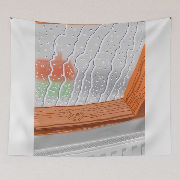 Item preview,  Rain On The Studio Window - Signed Print by David Hockney undefined - MyArtBroker designed and sold by LILLIANSTRANGEy.