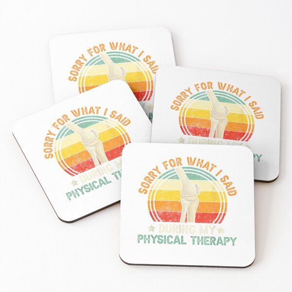 Item preview, Sorry What I Said During My Physical Therapy Recovery Knee T-Shirt designed and sold by Magoya Store ⭐⭐⭐⭐⭐.