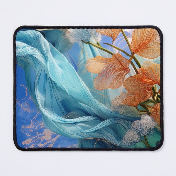 Item preview, Flowers, Fabric and Gilded Sky designed and sold by Katherine Anne Michelle Minerva.