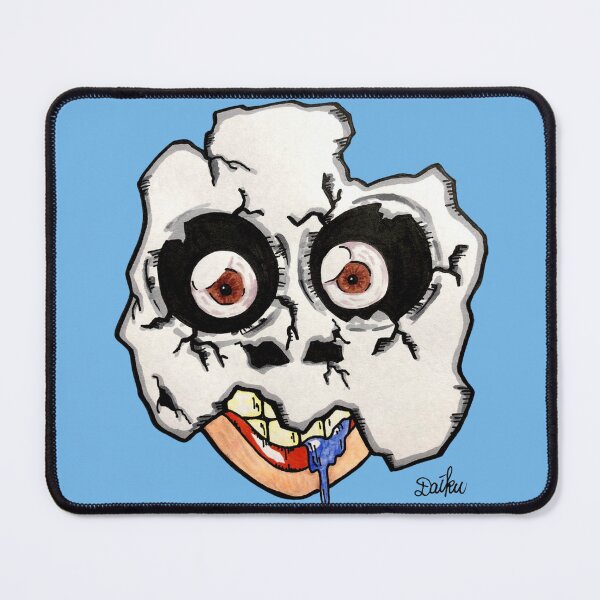 Item preview, Cracked White Bone Skull designed and sold by OddityVault.