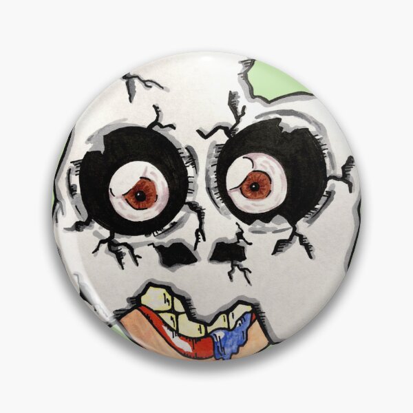 Item preview, Cracked White Bone Skull designed and sold by OddityVault.