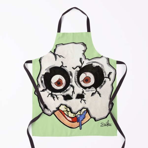Item preview, Cracked White Bone Skull designed and sold by OddityVault.