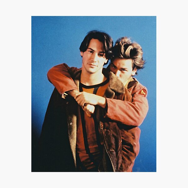 River and Keanu Photographic Print