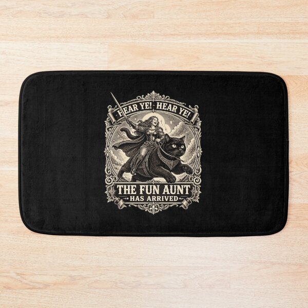 Item preview, The Fun Aunt Hear Ye Hear Ye Cat Knight designed and sold by PaletteArc.