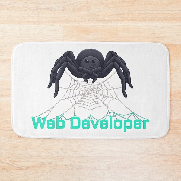 Item preview, Web Developer Spider Funny Halloween Design designed and sold by Uglyandcute.