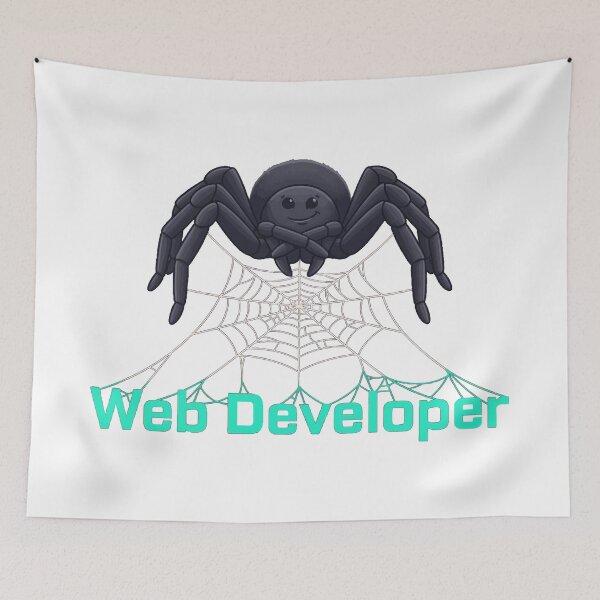 Item preview, Web Developer Spider Funny Halloween Design designed and sold by Uglyandcute.
