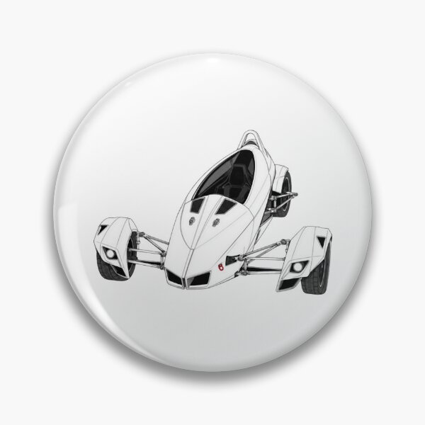 Item preview, Three Wheel Track Pod Radical Trike Racing Car Graphic designed and sold by Axletrace.
