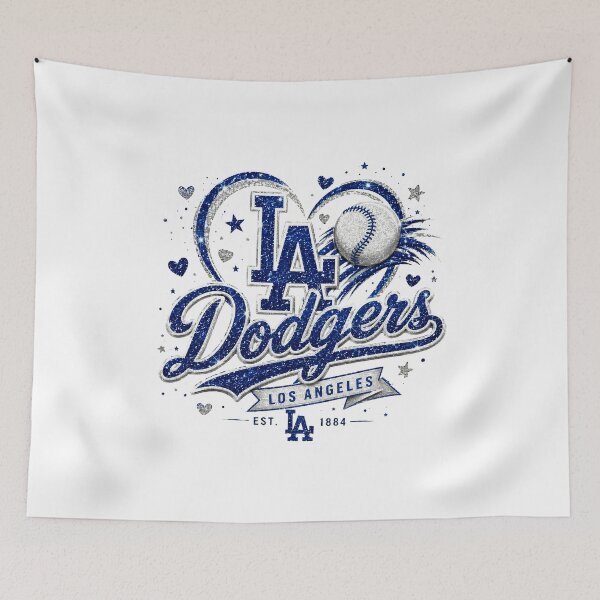 Item preview, LA Inspired Glitter Baseball Sparkle Heart designed and sold by Abrum02.