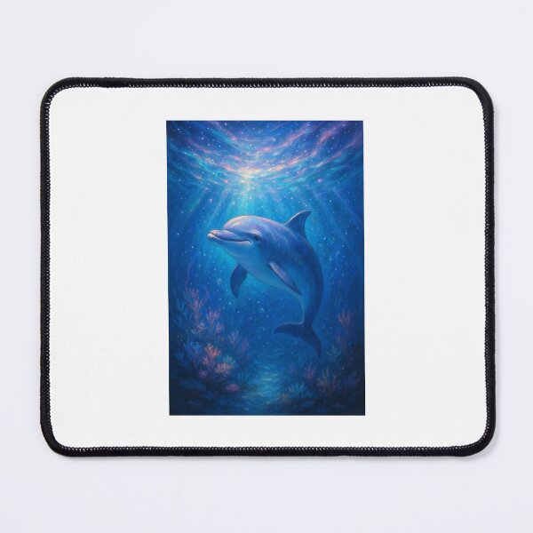 Item preview, Starlight Dolphin in a Dreamy Galaxy Ocean designed and sold by Innoshima.
