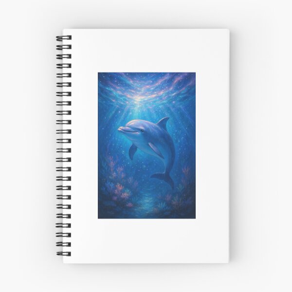 Item preview, Starlight Dolphin in a Dreamy Galaxy Ocean designed and sold by Innoshima.