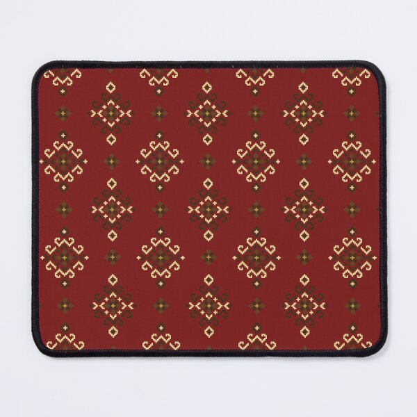 Item preview, Red traditional ethnic geometric seamless pattern background designed and sold by PowerAntShop.