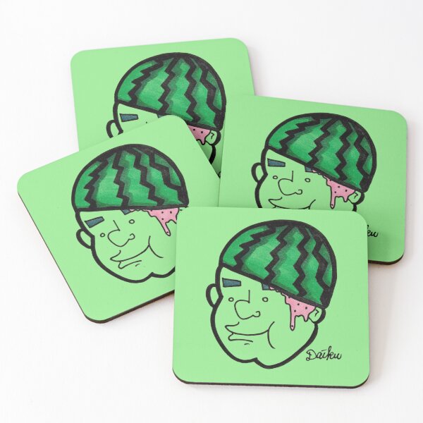 Item preview, Watermelon Rind Beanie Head designed and sold by OddityVault.