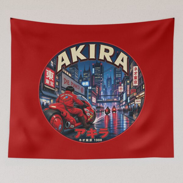 Aperçu de l'œuvre Akira Neo-Tokyo 1988 - Écusson Rétro Cyberpunk Anime créée et vendue par killem667.