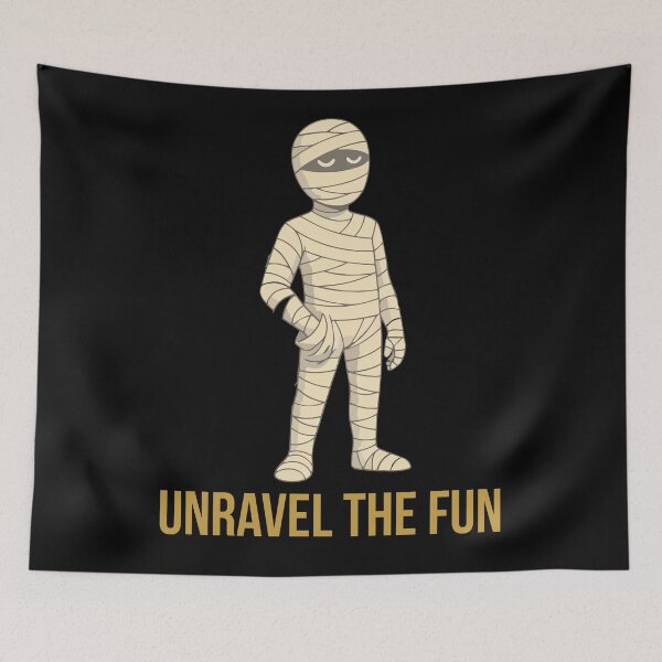 Item preview, Unravel The Fun Mummy Funny Halloween designed and sold by Uglyandcute.