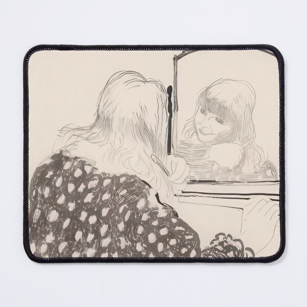 Item preview,  Ann Combing Her Hair - Signed Print by David Hockney undefinedr designed and sold by LILLIANSTRANGEy.