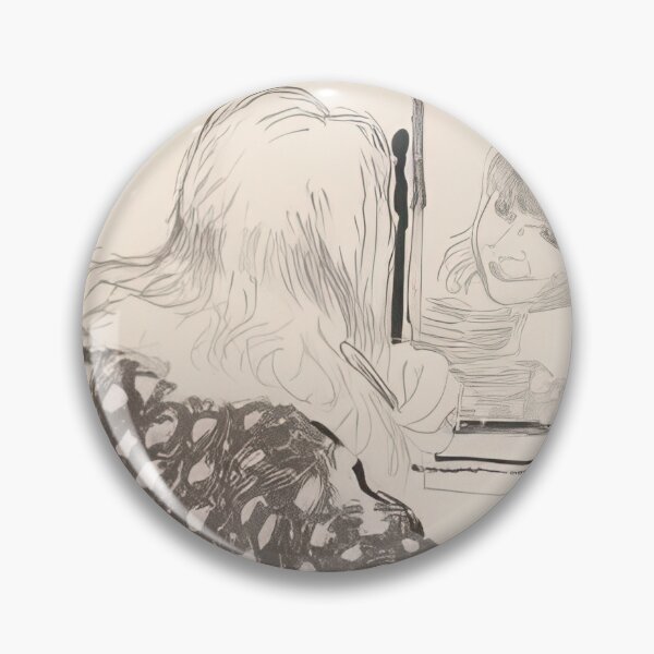 Item preview,  Ann Combing Her Hair - Signed Print by David Hockney undefinedr designed and sold by LILLIANSTRANGEy.