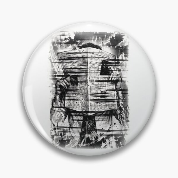 Item preview, Man Reading Newspaper Sketch Art designed and sold by Abrum02.