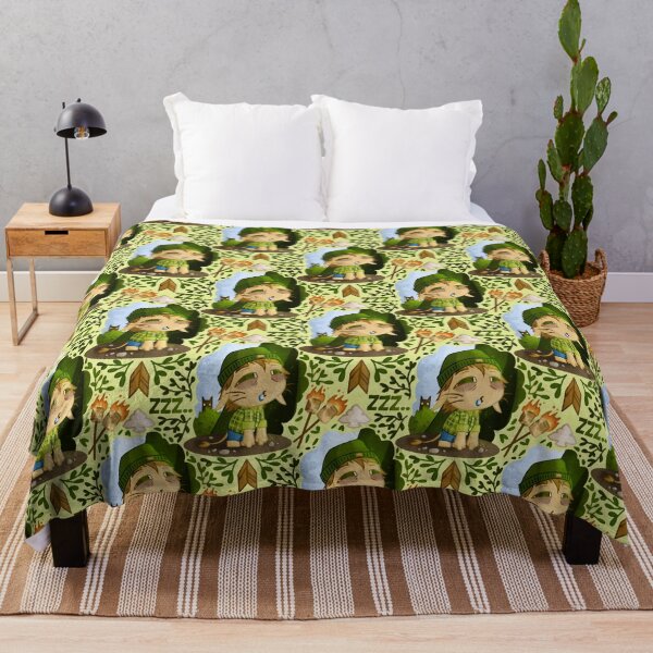 Item preview, Cute Camping Lion Pattern designed and sold by Ink & Away.