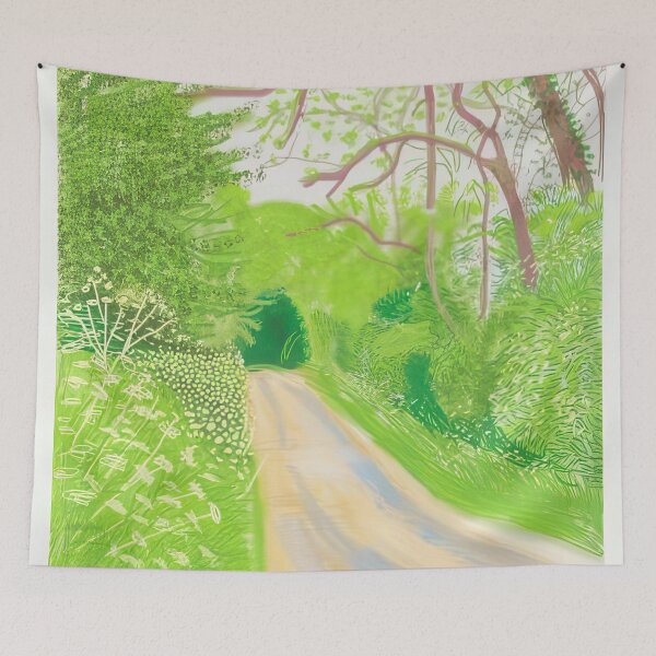 Item preview,  The Arrival Of Spring In Woldgate, East Yorkshire In  (twenty eleven) -  May - Signed Print by David Hockney undefinedr designed and sold by LILLIANSTRANGEy.
