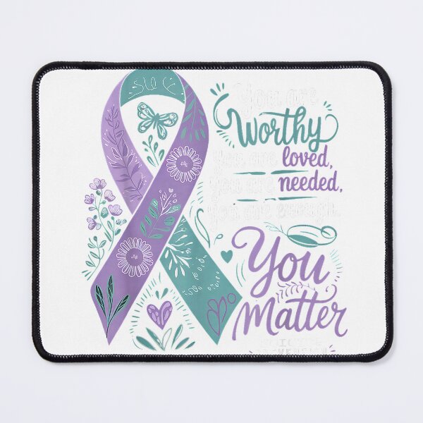 Item preview, Suicide Prevention Awareness positive Support You Matter T-Shirt designed and sold by gidget-gadget.