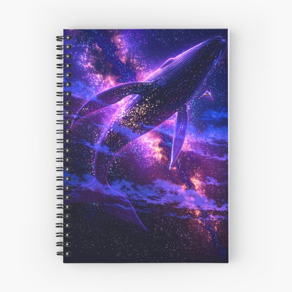 Item preview, Cosmic Space Whale Pixel Art designed and sold by NijiWorld.