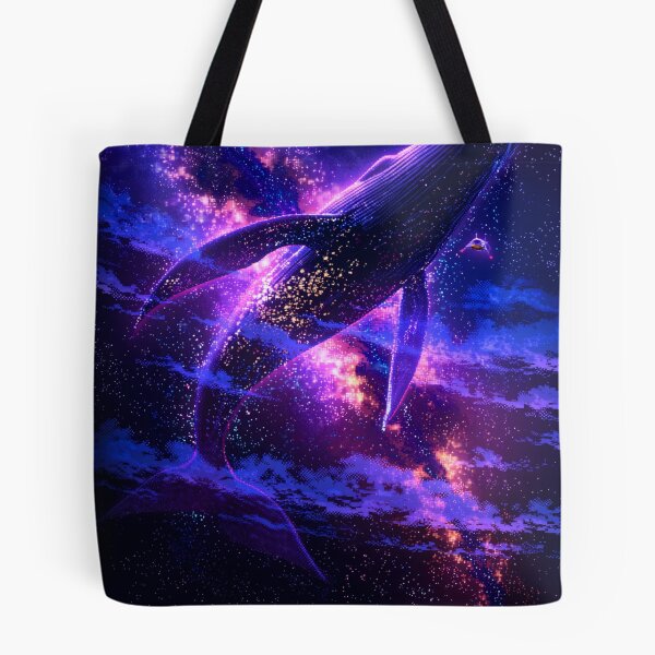 Item preview, Cosmic Space Whale Pixel Art designed and sold by NijiWorld.