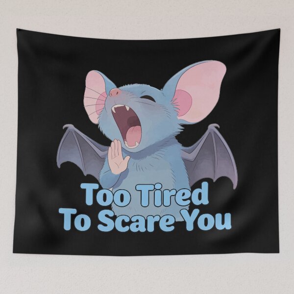 Item preview, Too Tired To Scare You Bat Funny Halloween designed and sold by Uglyandcute.