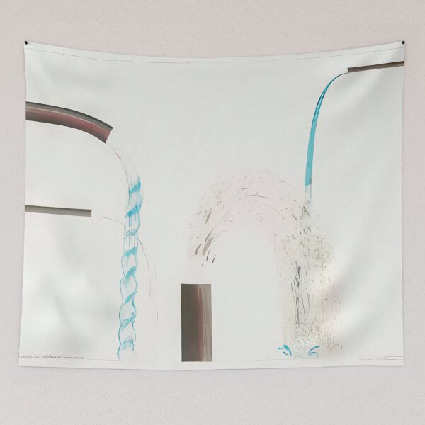 Item preview,  Water Pouring Into Swimming Pool, Santa Monica - Signed Print by David Hockney undefinedr designed and sold by LILLIANSTRANGEy.