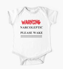 warning! narcoleptic please wake One Piece - Short Sleeve