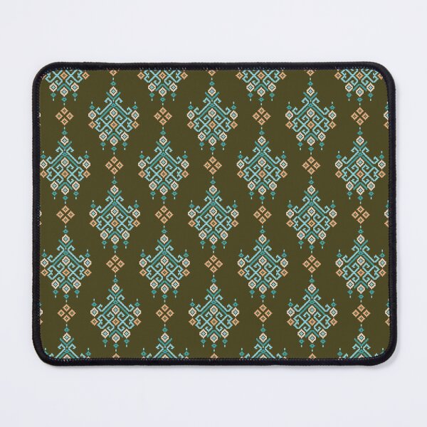Item preview, Olive traditional ethnic geometric seamless pattern background designed and sold by PowerAntShop.