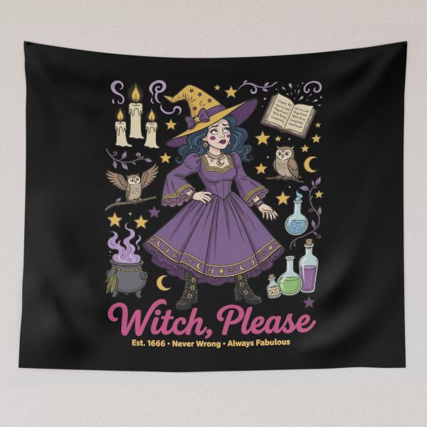 Item preview, Witch Please Funny Halloween Design designed and sold by Uglyandcute.
