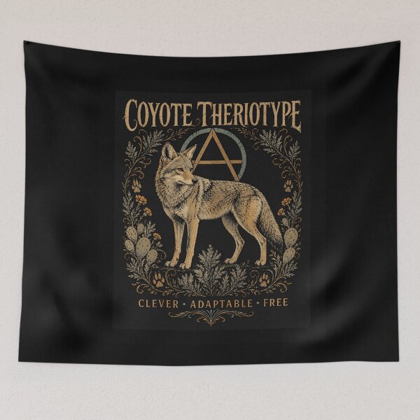 Item preview, Coyote Theriotype Clever Adaptable Free designed and sold by Krwasatoune.